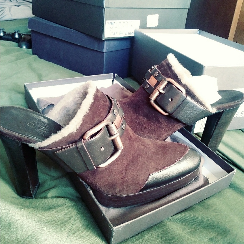 Celine heel mule avec boucle